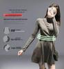 Women's Petite High-Neck Cinched-Waist Thermal Fleece Dress - Slimming A-Line Base Layer