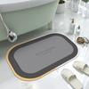 Diatom Mud Moisture-wicking Floor Mat Soft Pad Bathroom Door Foot Mat Bathroom Slip-resistant Mat Wash Basin Shower Home Mat