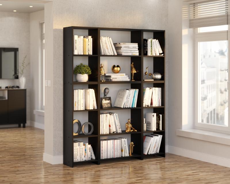 Office Bookshelf Black 150cm Bookshelf Toy Cabinet
