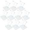 TOBEYA Action Universal Figure Stand for Plastic 3mm Figure Display HG RG Clear 10 Pieces Base, Models, Axis, Base, Base, 1/144 Color,