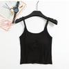 Modal Padded Crop Tank with Bra Cup & High Waist Shorts - Women's Summer Lingerie Set