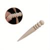2pcs Wood Polishing Rod, Leather Edge Bonding, Polishing Tool, Diy Manual Polished Edge Leather Craft Working Tool Craft Kit
