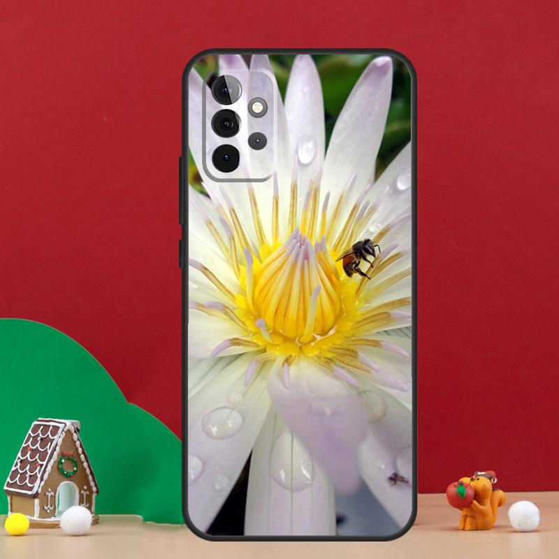 Lotus Flower Case For Samsung Galaxy A56 A33 A13 A36 A23 A52 A32 A12 A54 A34 A14 A16 A53 A15 A35 A55 A17