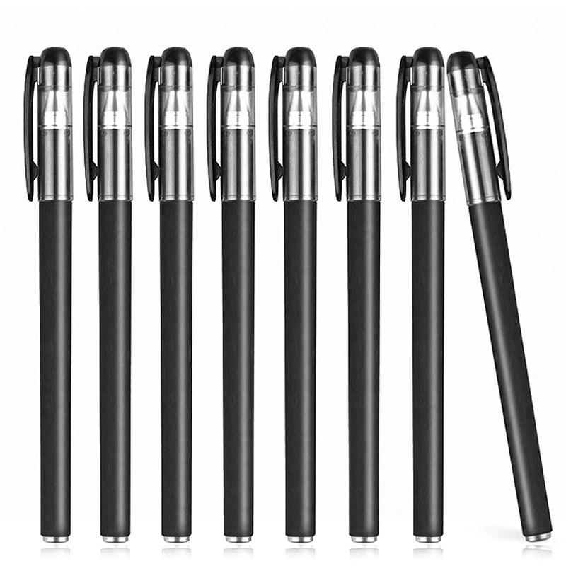 Exam Office Neutral Frosted Carbon Pen GP380, 0.5 Bullet Tip for Business Signatures & Student Use.