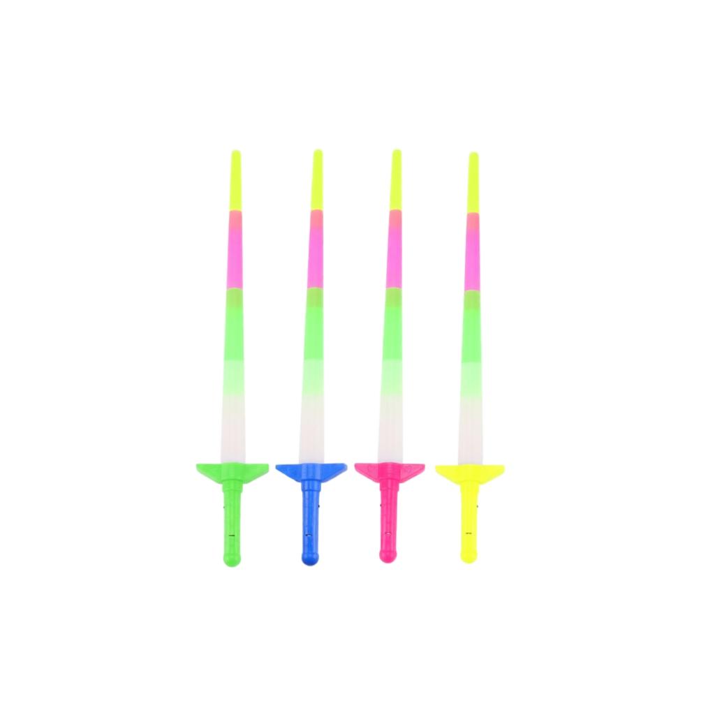 Multi-Color 4- Telescoping LED for Kids Party Favors, Birthday, Halloween, Christmas Gift Toy (Assorted Colors)