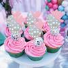 Disco Cowgirl Cupcake Toppers - Disco Ball Party Decorations, Set of 12 Cowgirl Birthday Cupcake Toppers, Disco Cowgirl Bachelorette Party