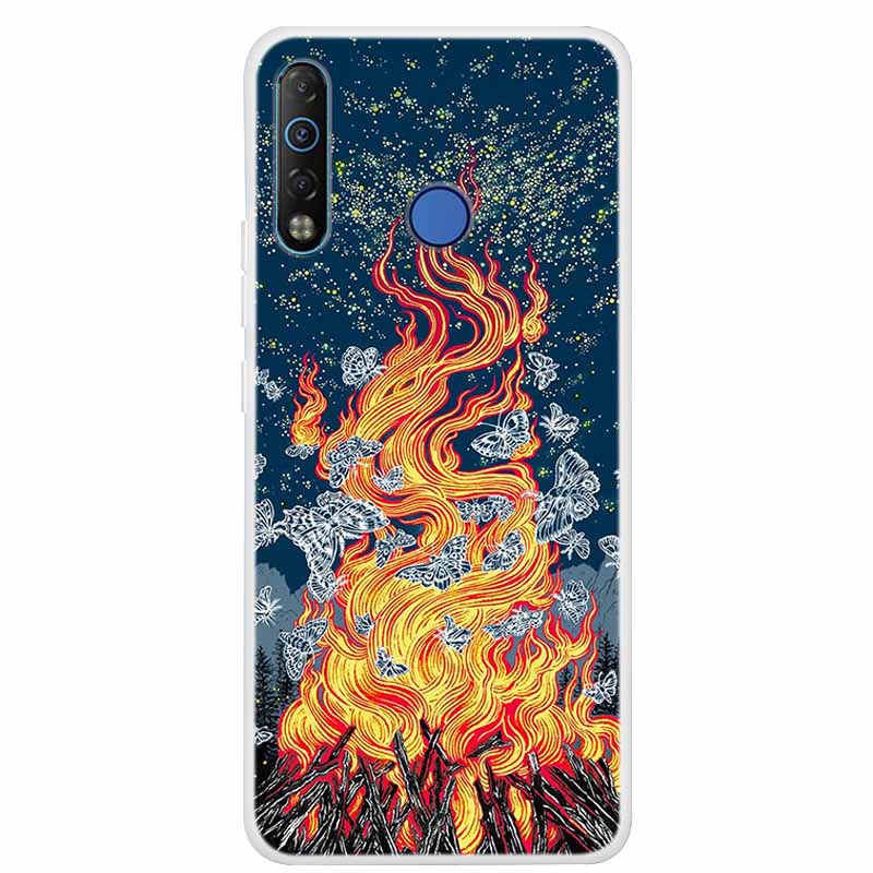 Phone Case For Tecno Camon 12 Air CC6 Case Silicone Soft TPU Back Cover For Tecno Camon 12 Case For TECNO Spark 4 Funda Cartoon