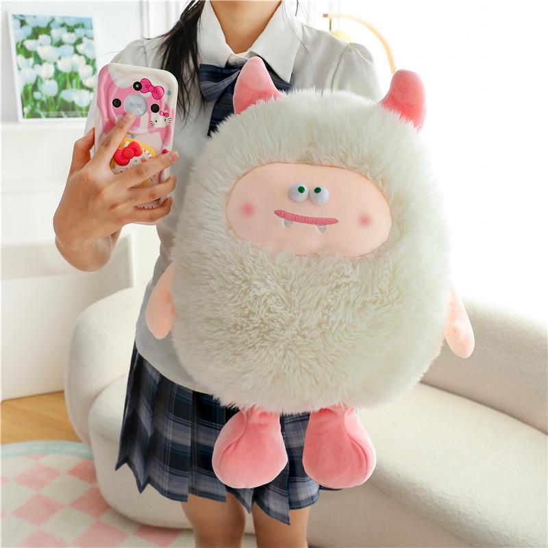 New Style of Long-haired Monster Doll Monster Doll Plush Toy Cartoon Funny Rag Doll Pillow Girl