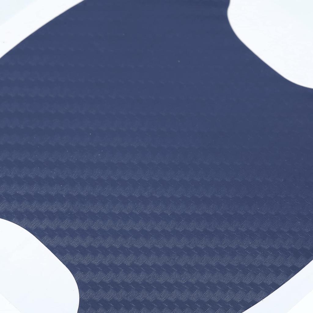 X AUTOHAUX Auto Türschüssel Griff Aufkleber Schutzfolie Kratzschutz Universal Kohlefaser Muster Blau 4 Stück