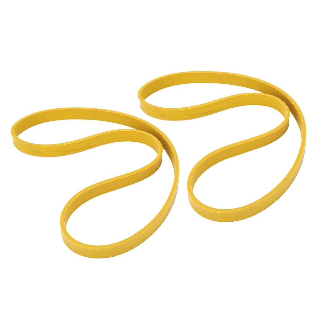 2 STK Båndsagdekk Sklisikkert Støyreduserende Gummihjuldekk for 10 Tommers Treskjæringsbåndsaghjul Gult