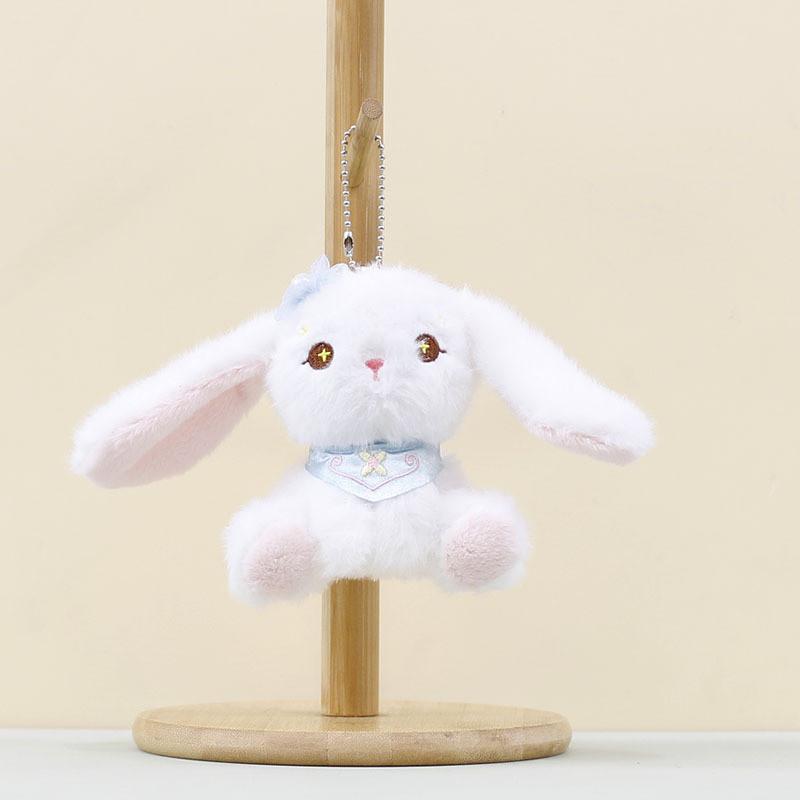 Plush Soft Rabbit Toy With Pp Cotton Filling For Decor And Gifts Keychain Doll