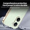 For Xiaomi Poco X7 Pro, Phone Case Luxury Brushed Leather Electroplated Bumper Soft TPU Cover
