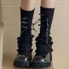New Lace Bowknot Knitted Leg Covers Bowknot Lolita Hosiery Y2K Middle Tube Socks Gift