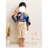Used Limited 1st Kids Baby Hakama Shichi-Go-San Celebration Handmade Flower 100 110