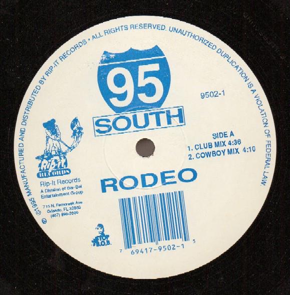 

12inch Record 95 SOUTH - Rodeo 95021 Rip-It Records 1995 US Rap & Hip-Hop/R&B Used