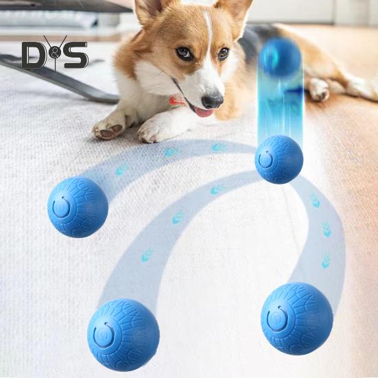 Interactive Dog Ball Toy Smart Jumping Electric Vibrating Pet Bounce Ball USB Rechargeable Automatic Moving Ball Dog Toy for Dogs Cats