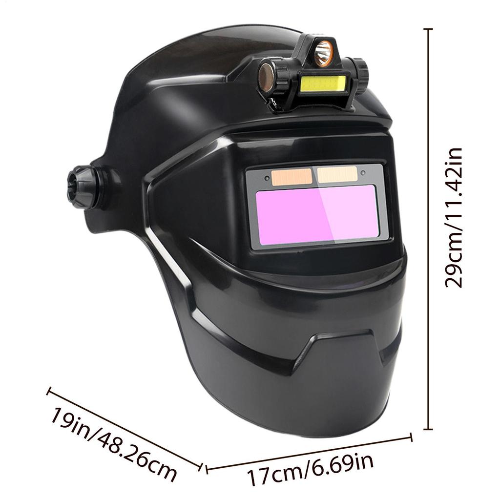 Auto Darkening Welding Helmet Welder Masque With Light Heat-Resistant Welding Helmet Auto Darkening For Construction Industrial