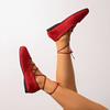Low Heel Spring/Summer New Cross Strap Shallow Single Shoes Women's Flat Casual Single Shoes Women