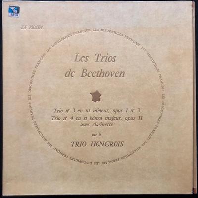 LP Record LUDWIG VAN BEETHOVEN / LE TRIO HONG - Beethoven's Trios (Trio No. 3 In C  DF730034 Les Discophiles France Classical Used