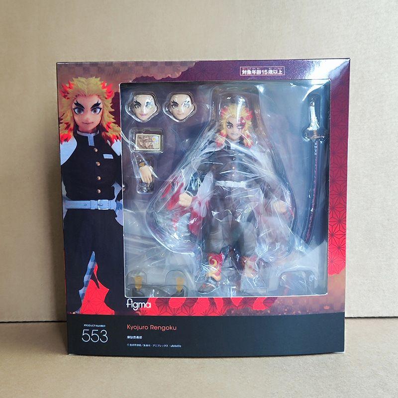 New Demon Slayer Rengoku Flame Hashira Action Figure Model Anime Collectible Toy for Fans Tanjirou Nezuko Zenitsu
