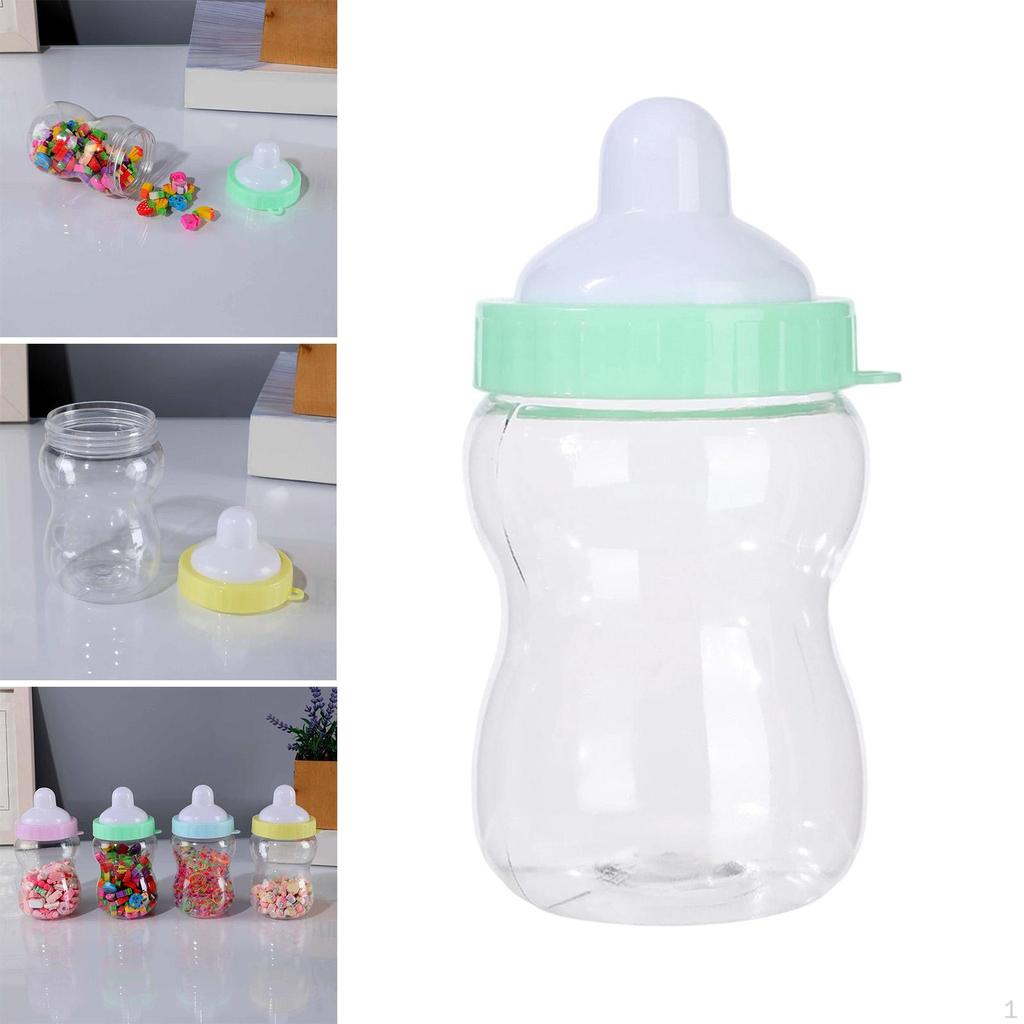 Candy Jar Bottle Piggy Bank Baby Shower Favor Container for Christmas Sugar Festive Year