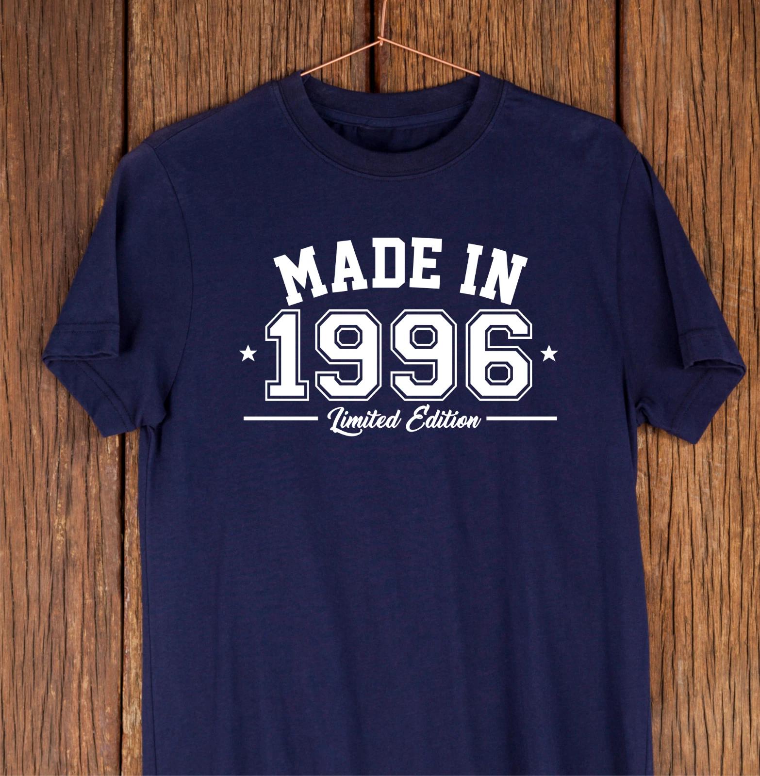 Made In 1996 T-Shirt - Novelty Fun 30th Birthday Gift, 30th Birthday T-Shirt 4XL