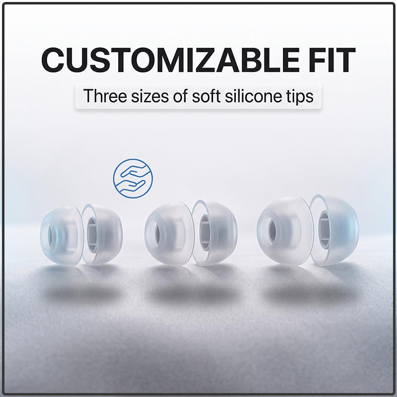 Air Pro 3 True Wireless Earbuds Lightweight Pocket Size All-Day Comfort 6 Hours Playtime Noise Isolation Bluetooth Earphones