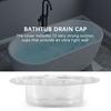 A44Z-Bathtub Overflow Drain Cover Suction Cup Seal Bathtub Stopper For Deeper Bath For Bathroom Overflow Drains