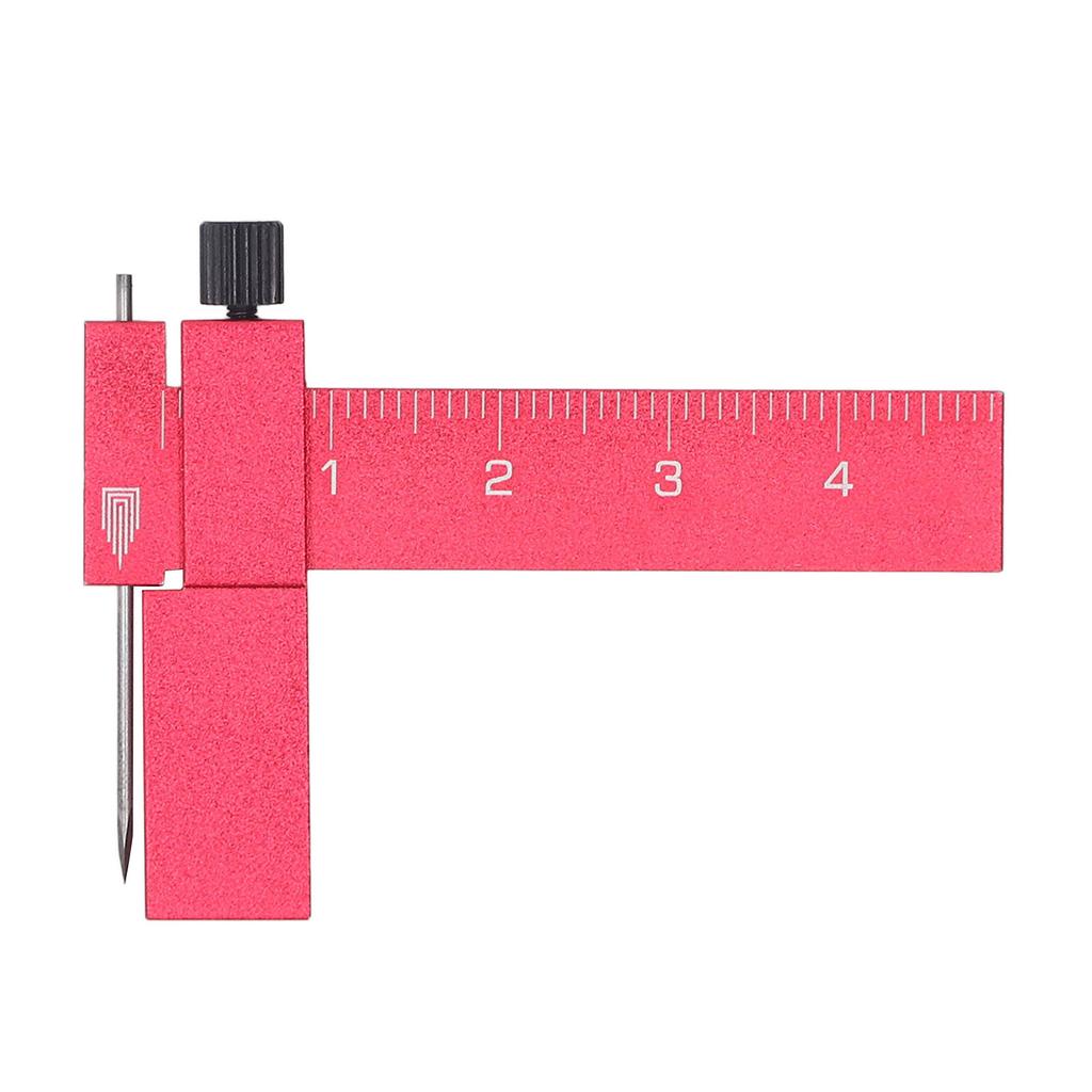 Model Equidistant Parallel Scriber Adjustable Isometric Scribing Ruler Model Carving Line Tool Red