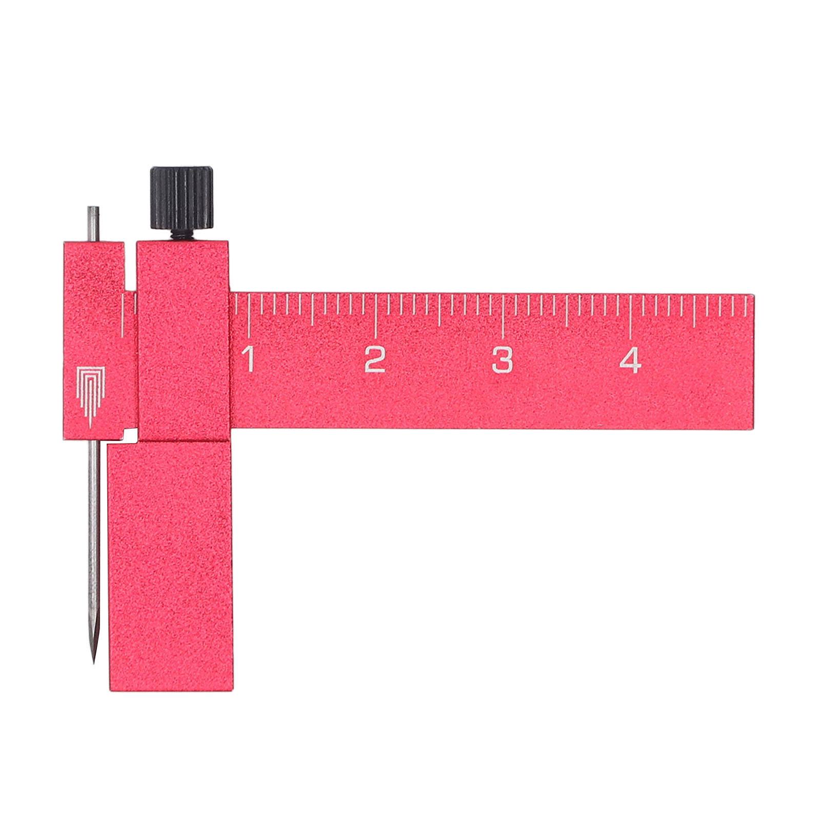 

Model Equidistant Parallel Scriber Adjustable Isometric Scribing Ruler Model Carving Line Tool Red красный