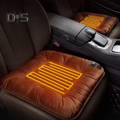 Podgrzewana poduszka na siedzenie z 3 poziomami temperatury, nadająca się do prania, 4 godziny, automatyczne wyłączanie, ładowanie 5 V przez USB, do biura, samochodu, domu, podgrzewana poduszka na krzesło