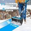 Adjustable Handle Snow Shovel Patio Deck Driveway Snow Cleaning Machine Winter Cordless Electric Snow Blower