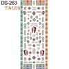 DIY Nail Manicure Stickek Printing Flowers Feathers Butterflies Letters Pattern Nail Art Tools