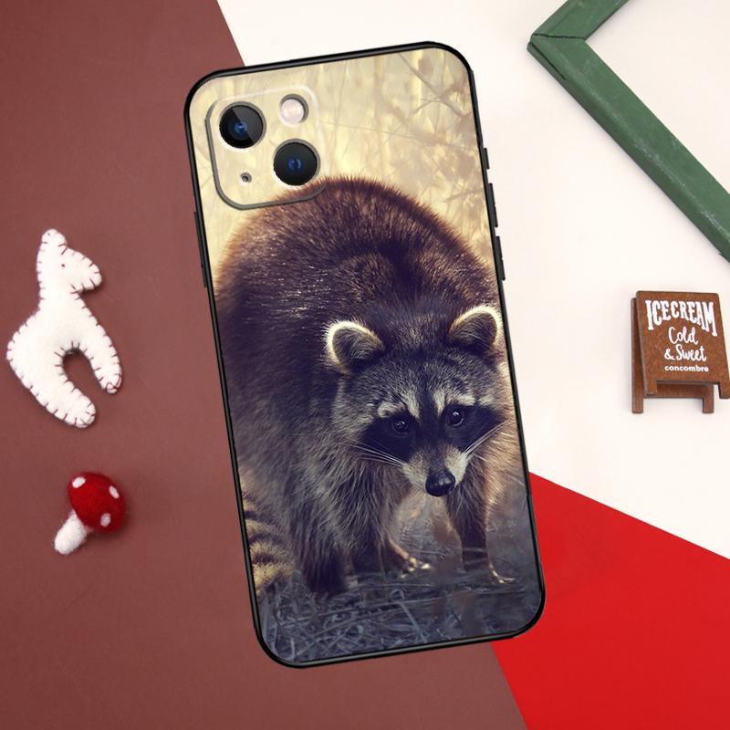 

Чехол с изображением енота для iPhone 12, 11, 13, 14, 15 Pro Max 12 Mini 7 8 Plus X XR XS Max SE 2020, чехол для телефона iPhone 12Pro MAX