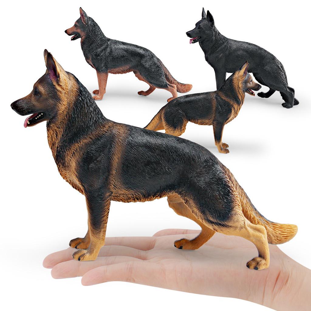 Shepherd Dog German Replication Pvc Model For Children Gift And Decor Home
