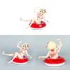 Lycoris Recoil Nishikigi Chisato Pvc Anime Figure With Sitting Pose And Swim Ring For Collectors