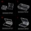 Postcard Badge Commemorative Coin Display Storage Box Transparent Box Lid Jewelry Manicure