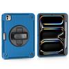 For iPad Pro 13 (2024) Case Kickstand PC+TPU Rugged Cover with Shoulder Strap