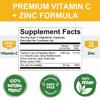 Vitamin C 1000 mg Zink 20 mg Nahrungsergänzungsmittel 120 Kapseln pro Flasche