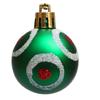 12Pcs 4cm Christmas Ball Set Painted Xmas Ornament Ball Creative Xmas Tree Hanging Pendant