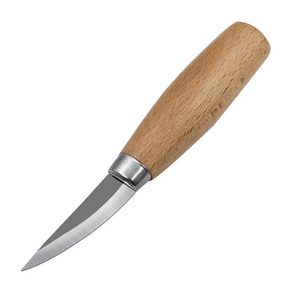 Treskjærekniv Meiselkrok Kniv Utskjæringsverktøy Ergonomisk trebearbeidingsskje Slitesterk skjev nybegynnere Skulpturell profesjonell