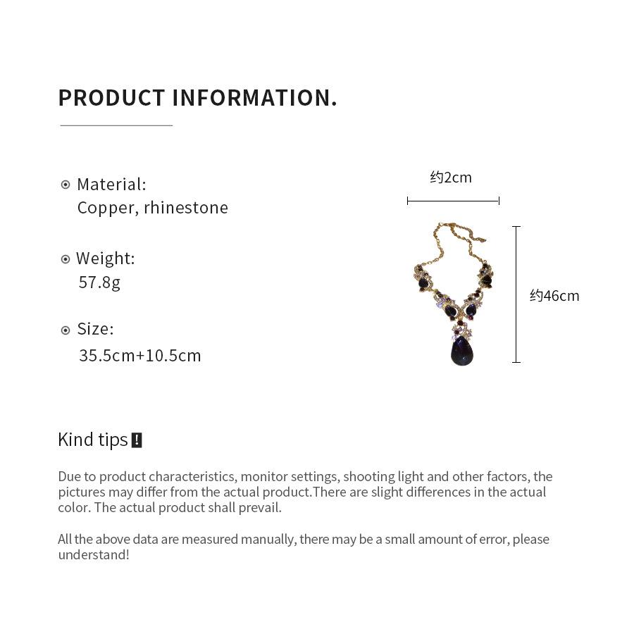 2 Pcs Inlaid Rhinestone Water Drop Necklace Earring Zircon Sets for Women 2025 Hot Sale Personalized Wedding Bride Accessories