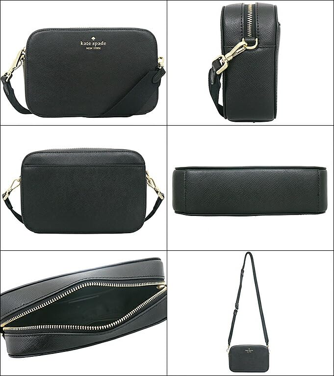 Kate Spade Tasche KC584 Schwarz Madison Saffianoleder Mini Kameratasche Damen [Kate Spade] (Schultertasche) [Outlet-Artikel] [Marke] [Artikel]