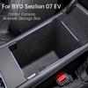 For BYD Sealion 07 EV Center Console Armrest Storage Box Lower Storage Organizing Waterproof Tray Car Interior Accessories