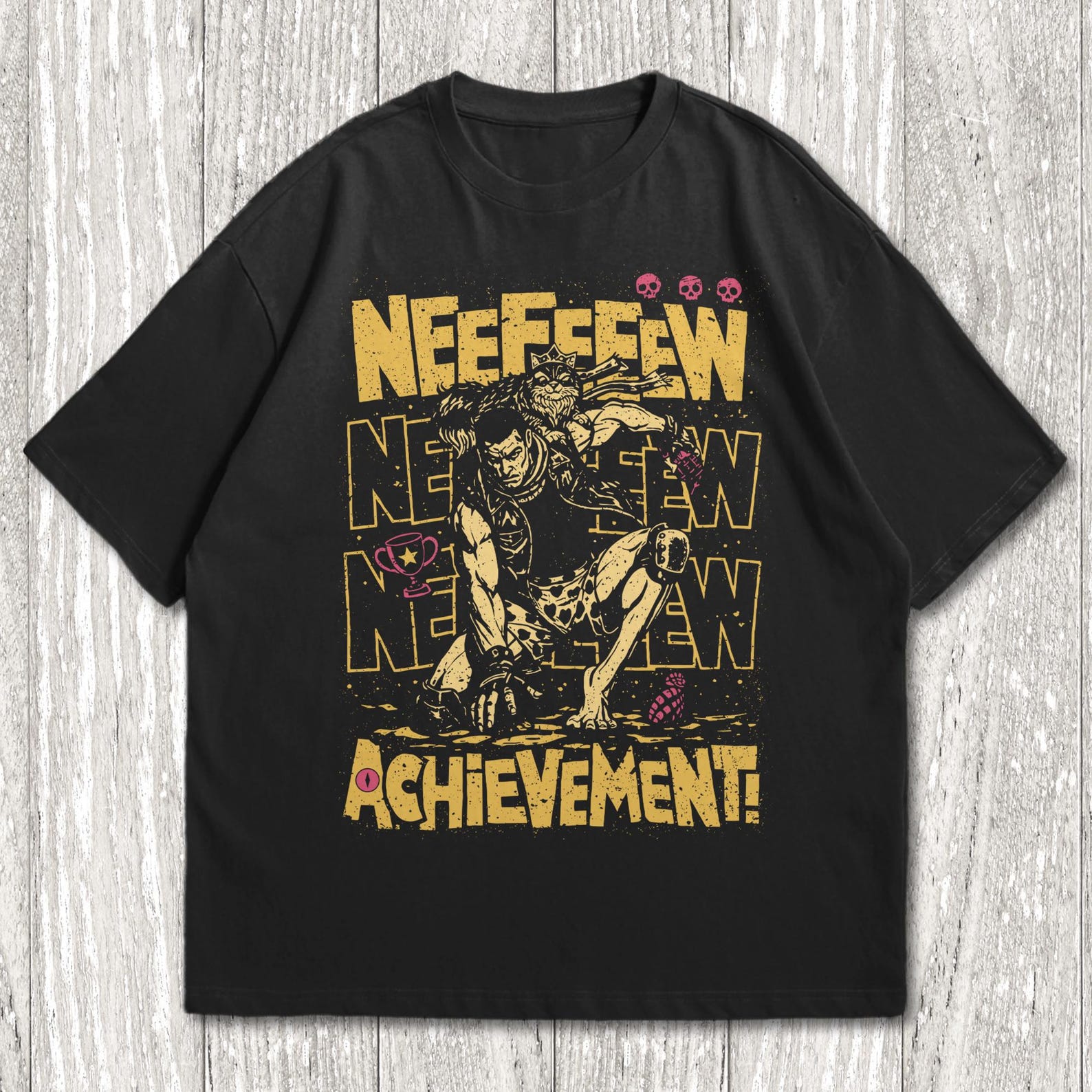Dungeon Crawler Carl Donut and Carl T-Shirt | New Achievement Tee XL