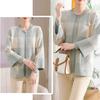 2pcs Fall Winter Women's Knitted Tops Set Plus Size Knitted Cardigan Pullover Sweater Two-Piece Set Open-front Cardigan Jacket Knitted Sweater Outfits