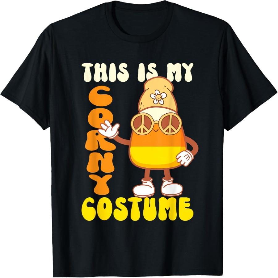Unisex T-shirt Halloween Candy Corn This Is My Corny Costume T-Shirt