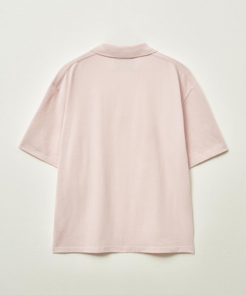 Seteo Basic Pique Polo Short Sleeve T-Shirt Pink