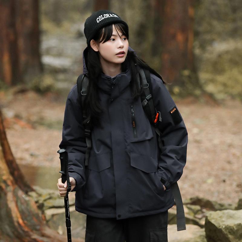 Větruodolný a voděodolný útočný oblek nadměrné velikosti pánský outdoorový turistický oblek