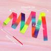 8pcs Rhythmic Dance Ribbons Gymnastics Party Streamers Gymnastics Ribbon Dancer Wand Dancing Ribbon Streamers Fits Artistic Dancing Gymnastics Circus